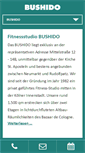 Mobile Screenshot of bushido-fitness.de