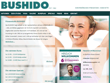Tablet Screenshot of bushido-fitness.de
